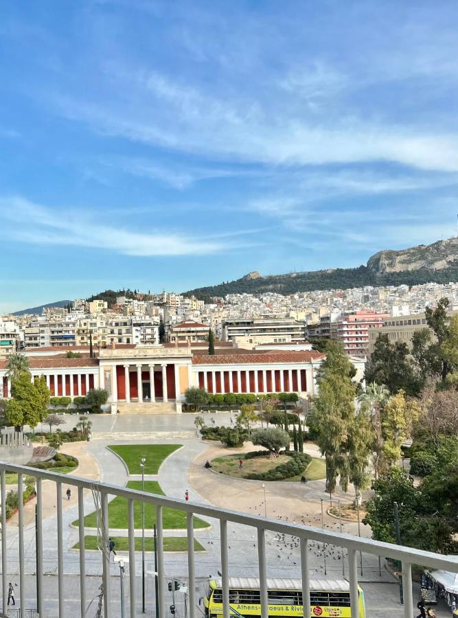 Marnis- View Of The Archeological Museum_ Athens Greeceアパートメント エクステリア 写真