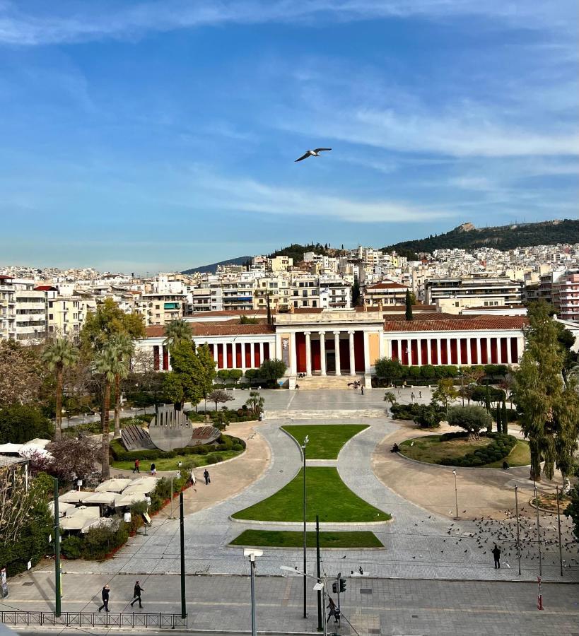 Marnis- View Of The Archeological Museum_ Athens Greeceアパートメント エクステリア 写真